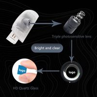 Für S-Klasse W220 SL-Klasse R230 CL-Klasse W215 LED Auto-Türlogo Willkommenslicht Projektor Laser Geister-Schattenlampe