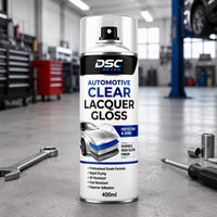 Peinture en aérosol professionnelle pour automobile, laque transparente brillante, réparation des rayures et des éclats