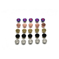 Kit de rivets à vis Chicago en laiton massif, multicolores, pour sacs, sangles en cuir, colliers pour animaux de compagnie, accessoires de quincaillerie