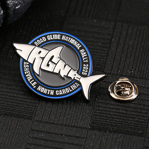 Alfileres personalizados 2025 Souvenirs esmalte Aleación de Zinc Metal solapa Pin nacional <span class=keywords><strong>Rally</strong></span> deportes 3D Fishbone patrón Pin para gorras o ropa - Product Image 5