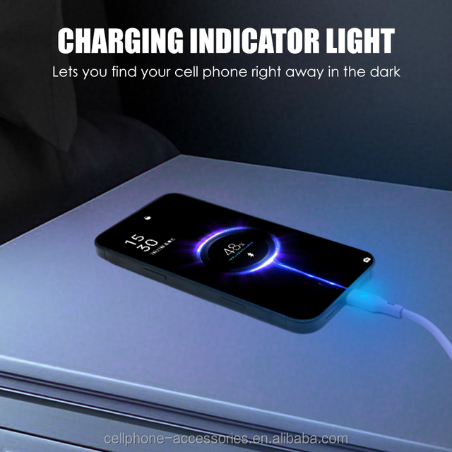 60W Fast Charging USB Date Cable Led Light 27W Cell Mobile Phone Cable C-C Charging Cable for Phone Computer OEM Logo