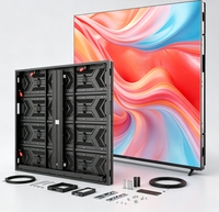 Écran LED pliable PFC sur roues, intégré dans un flight case, installation individuelle, location pour événements, roadshow, publicité extérieure, animation, IP65