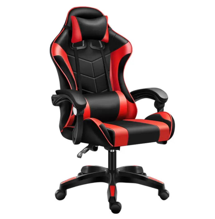Gaming Chair Racing Office Computer Chair Ergonomic Backrest and Seat Height Adjustment Recliner Swivel Rocker E-Sports Chair