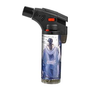 2023 Offre Spéciale logo personnalisé Portable prix le moins cher en gros puissant briquet torche oblique rechargeable de haute qualité - Product Image 4