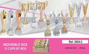 Trophée sportif gravé en or personnalisé de conception libre pour la réunion annuelle de la société scolaire Basketball Football Competition - Product Image 3