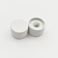 Bouton de commande de potentiomètre en aluminium avec 6 inserts interchangeables pour arbre en D, arbre rond et arbre cannelé 20x13mm, boutons de volume CNC