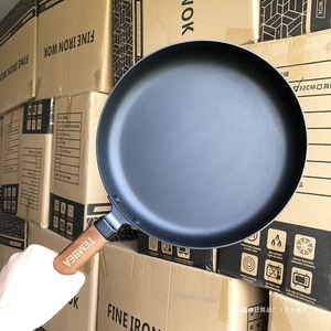 Tembea <b>Cast</b> Iron Frying <b>Pan</b> 26Cm Nonstick Round For Egg Cooking Household Use - Product Image 1
