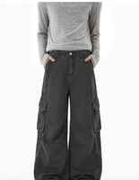 Pantalon cargo le plus vendu au monde en 2026 avec boutons, multiples poches, polyester coupe-vent durable, pantalon de sport d'extérieur