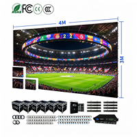Écran LED de location extérieur P3.91, boîtier en aluminium moulé sous pression, fixation rapide, épissure sans joint, service avant et arrière, montage mural