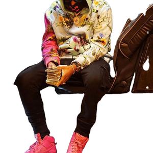 Sudadera con Capucha Extra Grande Personalizada con Sublimación Completa para Hombre, Ropa Urbana de Invierno de Alta Calidad, 100% Algodón, Cuello con Capucha, Impresión Serigrafiada - Product Image 3