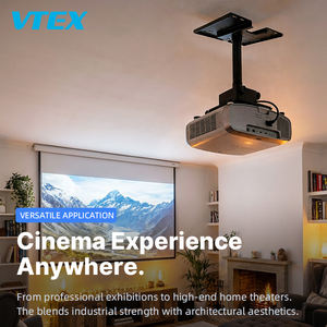 Support de <span class=keywords><strong>plafond</strong></span> pour projecteur robuste avec capacité de charge de 50 kg, cadre de montage de 150 à 1040 mm, support de <span class=keywords><strong>plafond</strong></span> inclinable pour projecteur - Product Image 6