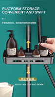 Ensemble de douche pluie contemporaine clé de piano robinet de salle de bain doux chaud froid pluie mitigeur jet pause robinets de douche