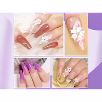 Liquide acrylique monomère 240ML EMA-Kit d'extension d'ongles professionnel avec brosse pour bricolage maison et salon manucure