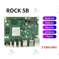 Rock Pi 5B 8GB LPDDR4x RAM 32MB SPI Flash WiFi 6E BT5.2 64bit Octa Core RK3588 Official Original 8G LPDDR4 Rock 5 Rock5 Model B