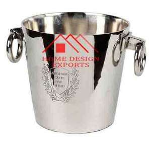 Hot Selling Nickel Plated Aluminium <b>Champagne</b> Ice <b>Bucket</b> for Home Hotels & Restaurants - Product Image 6