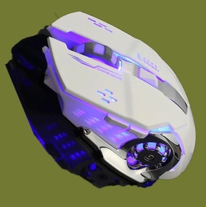 Tốt Nhất Bán Chuột FV-W502 2.4Ghz Không Dây Chơi Game Sáng Chuột Có Thể Sạc Lại Im Lặng Chuột - Product Image 4