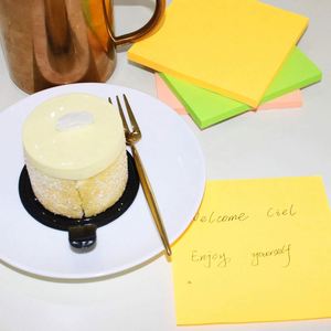 Sticky Notes Bright Colors Self-Stick <b>Pads</b> Easy to Post for Home Office Notebook Promotion Gift Convenient Strong Adhesion - Product Image 4