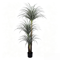 Arbre artificiel Dracaena sans entretien, sans arrosage, sans élagage, plante artificielle Dracaena pour la décoration d'hôtel, de bureau, de maison, hauteur personnalisée