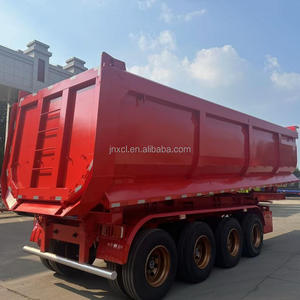 Chất lượng cao 20ft 40ft thép End Dump <span class=keywords><strong>container</strong></span> tipper <span class=keywords><strong>Trailer</strong></span> điều kiện mới tự xả phía sau-bán phá giá Tipping xe tải - Product Image 2