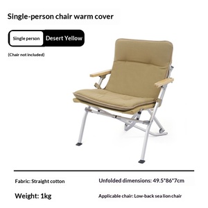 Chaise pliante HOUMU en alliage d'aluminium pour l'extérieur - Design incurvé inclinable à dossier haut portable en toile de polyester 16A pour la pêche et le <span class=keywords><strong>camping</strong></span> - Product Image 6