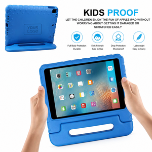 Funda resistente azul para tableta con soporte para iPad Air 1/2 y iPad Pro de 9.7 pulgadas - Product Image 4