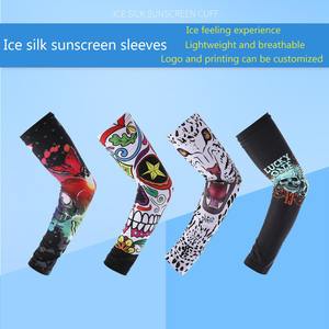Manchon de glace de pêche en gros logo tatouage <span class=keywords><strong>manchette</strong></span> cyclisme impression crème solaire manchon de glace hommes et femmes - Product Image 2