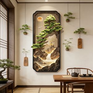 ทรัสเทค ไม้เอ็มดีเอฟดิจิทัลรักษ์โลก |   ดีไซน์ภูเขาไพน์ ตัดด้วยเลเซอร์อย่างแม่นยำ <span class=keywords><strong>ทน</strong></span>ทาน ทันสมัย แข็งแรง ให้ความรู้สึกสามมิติ - Product Image 5