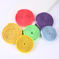 Bande élastique antidérapante en silicone noir et blanc pour vêtements, chaussettes, motif chevrons, sangle d'épaule en caoutchouc de 3 mm