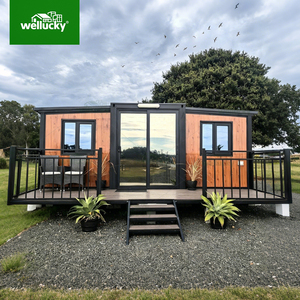 Unidad de Vivienda Modular Prefabricada de 20 pies/40 pies, Tipo Granny Flat, para Campamentos y Viviendas Familiares Pequeñas, Casa Contenedor Expandible - Product Image 1