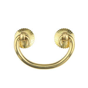 Chinese Style Brass Cabinet Handle Ring 6.6cm Surface Mounted For Drawer Door Furniture - Product Image 4