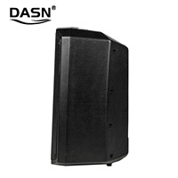 Système de sonorisation actif professionnel DASN SCK15DC 15 pouces 2 voies 500W RMS DSP en plastique pleine fréquence pour DJ, scène, maison, audio