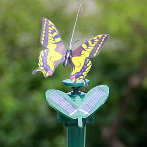 Nuova Decorazione Solare Rotante a Forma di Farfalla per Giardino, Paletto Decorativo con Colibrì Volante e Farfalla Oscillante - Product Image 3