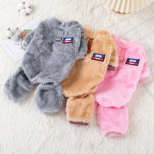 Fleece-lined dog <b>clothes</b> for autumn and winter, suitable for Teddy, Corgi, and small dogs, and warm <b>clothes</b> for <b>cats</b>. - Product Image 1