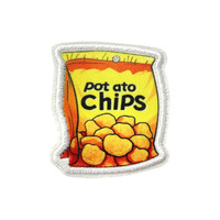 Patchs brodés thermocollants et autocollants à thème alimentaire de dessins animés pour vêtements et sacs, vente en gros, OEM, personnalisés