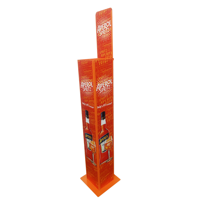 Apache AP-8B Beverage Display Heavy Duty Automatic Lifting Lowering Multi-functional Powder Coated Metal Shelf Supermarket Drink — view 1
