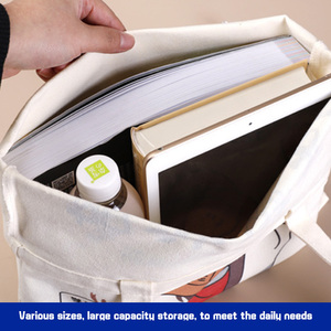 Bolsas de Compras de Lona Reciclada Promocionales, Económicas, con Impresión Personalizada Natural - Product Image 6