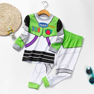 Ensemble de pyjamas en coton pour filles, imprimé de dessins animés, vêtements de nuit pour enfants, t-shirt et pantalon, doux et mignons, vêtements de maison pour garçons, 2 pièces, pyjama d'automne pour enfants - Product Image 6