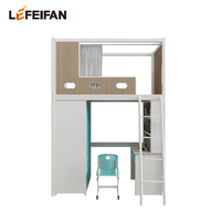 Lit superposé en métal moderne et durable pour dortoir scolaire, chambre à coucher, appartement, assemblé