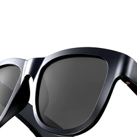 Lunettes intelligentes de traduction IA avec audio Bluetooth, commande tactile et chargement magnétique