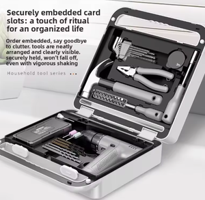 Kit Completo de Herramientas para el Hogar, Juego de Reparación Multiusos para el Hogar, Electricistas y Emergencias en el Automóvil - Product Image 1