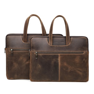 Sac Housse en Cuir Vintage Mince de Gros pour Ordinateur Portable 14-15 Pouces, Mallette <span class=keywords><strong>Coque</strong></span> en Cuir Personnalisée pour <span class=keywords><strong>MacBook</strong></span> <span class=keywords><strong>Pro</strong></span> 14 Pouces - Product Image 5
