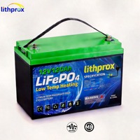 Batterie LiFePO4 à décharge profonde pour stockage domestique 12V 120AH Grade A Compacte 6000 Cycles BMS intelligent RS485 Terminal M8 CE RoHS IP67 OEM ODM