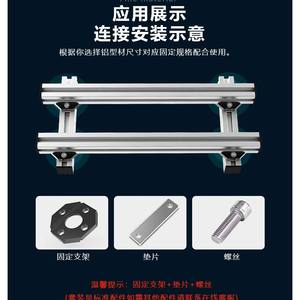 Bloque de Fijación Cuadrado para Perfil de Aluminio XC-1818, Conector de Herramientas, Serie 6000, T3 T8, Aleación para Punzonado - Product Image 3