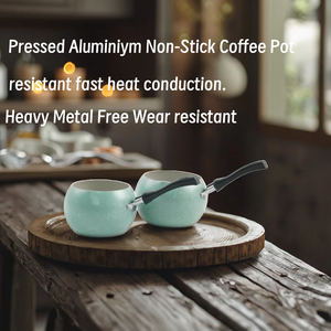 Olla para Leche/Café <span class=keywords><strong>de</strong></span> Aluminio Prensado con Revestimiento Antiadherente <span class=keywords><strong>de</strong></span> Cerámica/Mármol, Accesorios <span class=keywords><strong>de</strong></span> Cocina, Cacerola para Salsas, Cafetera Turca - Product Image 5