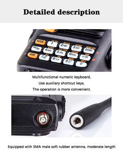 Двухдиапазонный широкополосный приемник FT-70DR Yaesu мощностью 5 Вт, C4FM FDMA / FM 144/430 МГц - Product Image 3