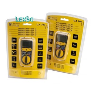 มัลติมิเตอร์ดิจิตอลแบบพกพา Chauvin Arnoux Ca 703 600v Cat. Iv/1,000v Iii - Product Image 4