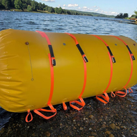 Sac de poids rempli d'eau en PVC pour la récupération et le sauvetage en mer Sacs de levage d'air cylindriques et allongés pour la dérive en plein air