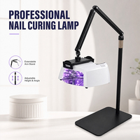 Lampu Kuku UV Sensor Otomatis Lipat dengan Penyangga Bebas Genggam untuk Salon Pedikur dan Pengering Gel
