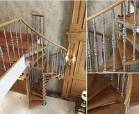 Escalier en colimaçon métallique flottant classique pour intérieur, design professionnel, couleurs et dimensions personnalisables, idéal pour la décoration de villas.