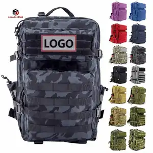 Custom 45L Fitness Gym Bag Molle System Outdoor Camping Hiking Tactical Backpacks